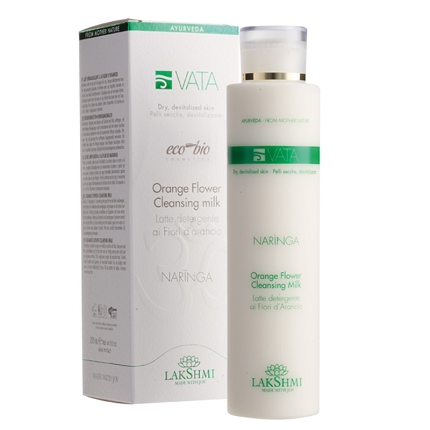 LATTE DETERGENTE AI FIORI D'ARANCIO VATA - latte detergente pelle secca Vata