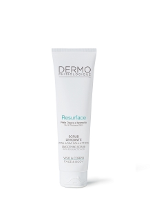 Scrub Levigante con acido polilattico - Resurface Scrub Levigante viso e corpo è un’emulsione scrub che esfolia delicatamente la pelle stimolando il rinnovamento cutaneo con sostanze completamente naturali e polimeri biodegradabili
