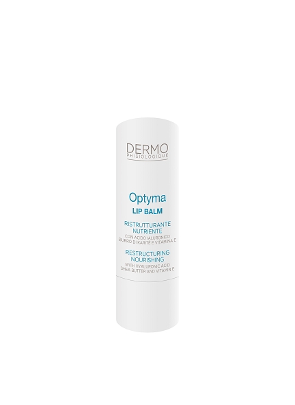 Lip Balm Ristrutturante e Nutriente - Optyma Lip Balm è uno stick labbra specifico per il trattamento delle labbra. L'elemento chiave della sua formulazione è l'Acido Ialuronico, che conferisce al balsamo un’intensa azione idratante, ideale per tutte le stagioni per adulti e bimbi