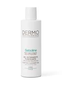 GEL DETERGENTE PURIFICANTE con Acido Salicilico - Gel detergente purificante con Acido Salicilico ad azione sebonormalizzante e levigante. Rimuove delicatamente le impurità ed il sebo in eccesso senza disidratare e previene la formazione di imperfezioni.