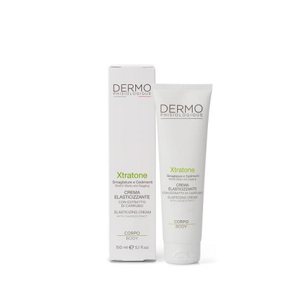 CREMA ELASTICIZZANTE- SMAGLIATURE E CEDIMENTI - Xtratone crema corpo favorisce l’elasticità e previene e controlla le smagliature